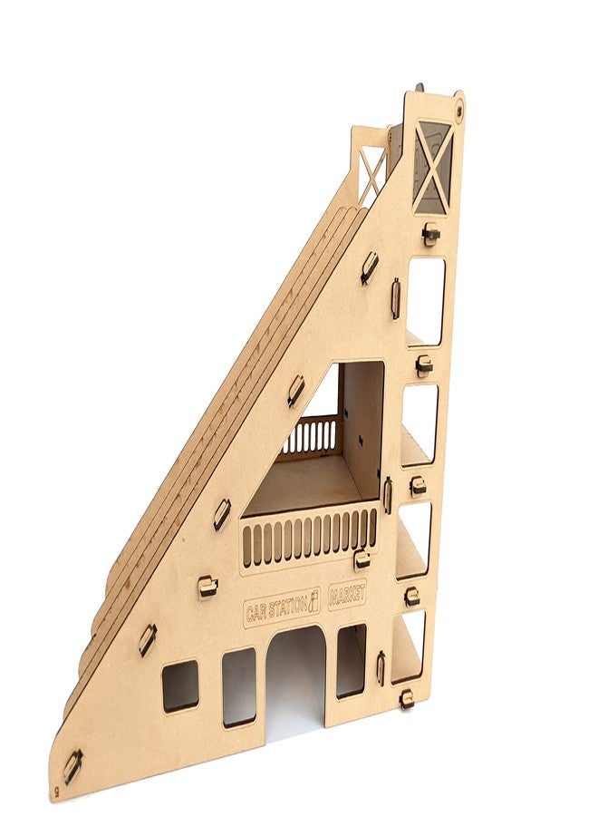 StepsToDo Ultimate Parking & Ramp Engineering Activity Set | Build & Paint Vehicle Pathway Model | Creative Art Craft for Kids | Showroom-Style Play Project - Image 5